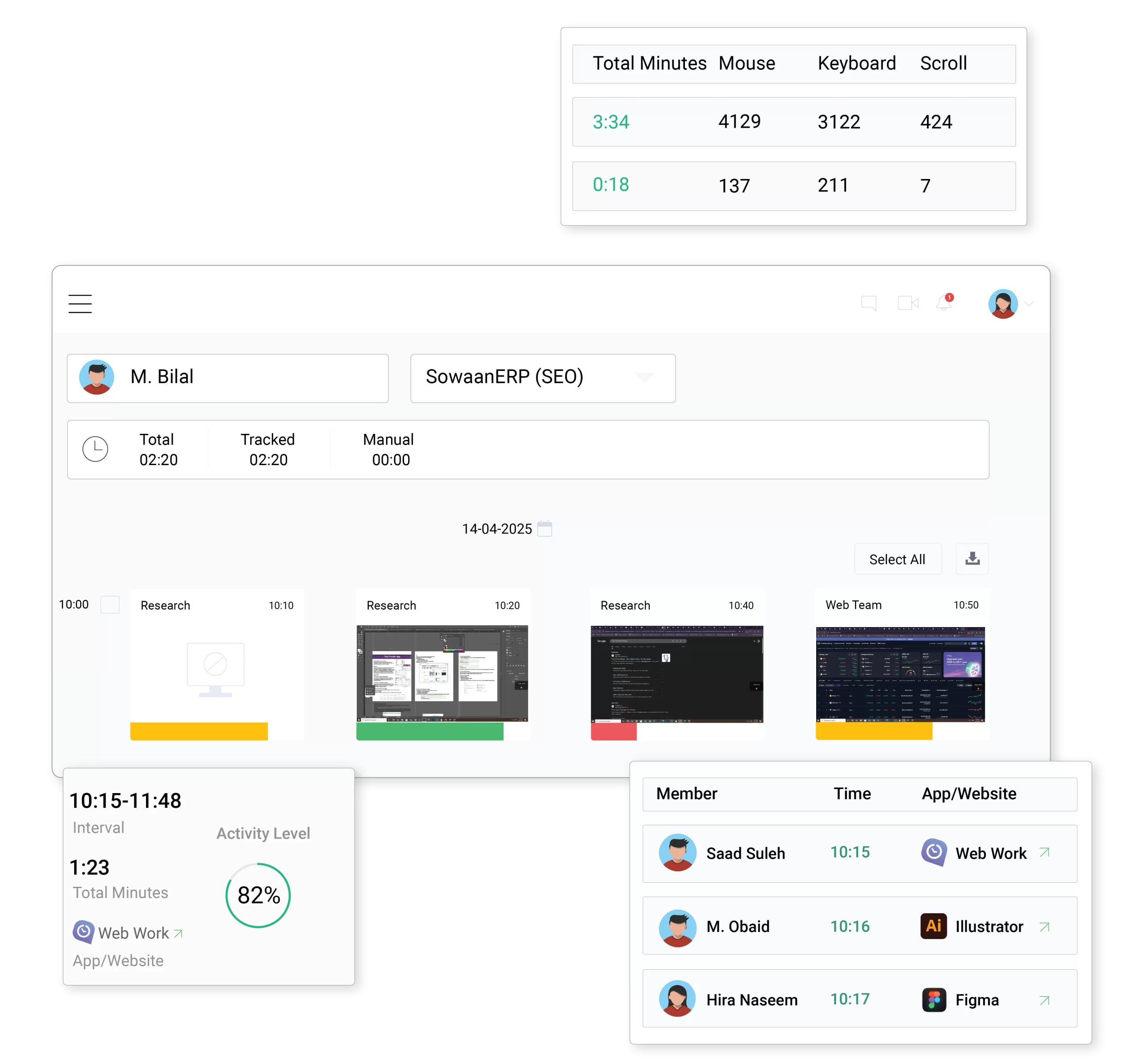 AI time tracker