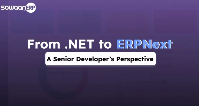 From .NET to ERPNext: A Senior Developer’s Perspective
