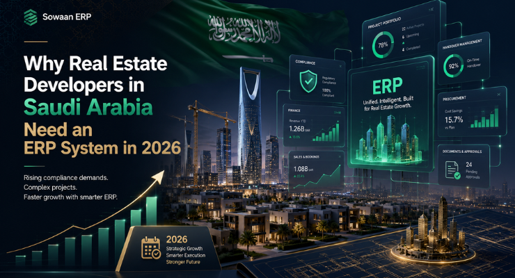  Why Real Estate Developers in Saudi Arabia Need an ERP System in 2026